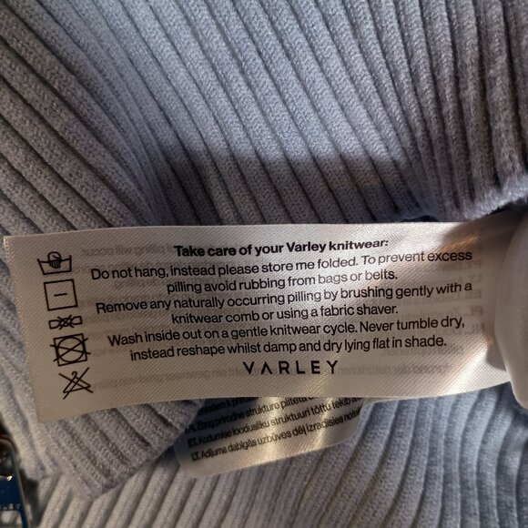 Varley Light Gray Ribbed Sweater - Picture 11 of 11